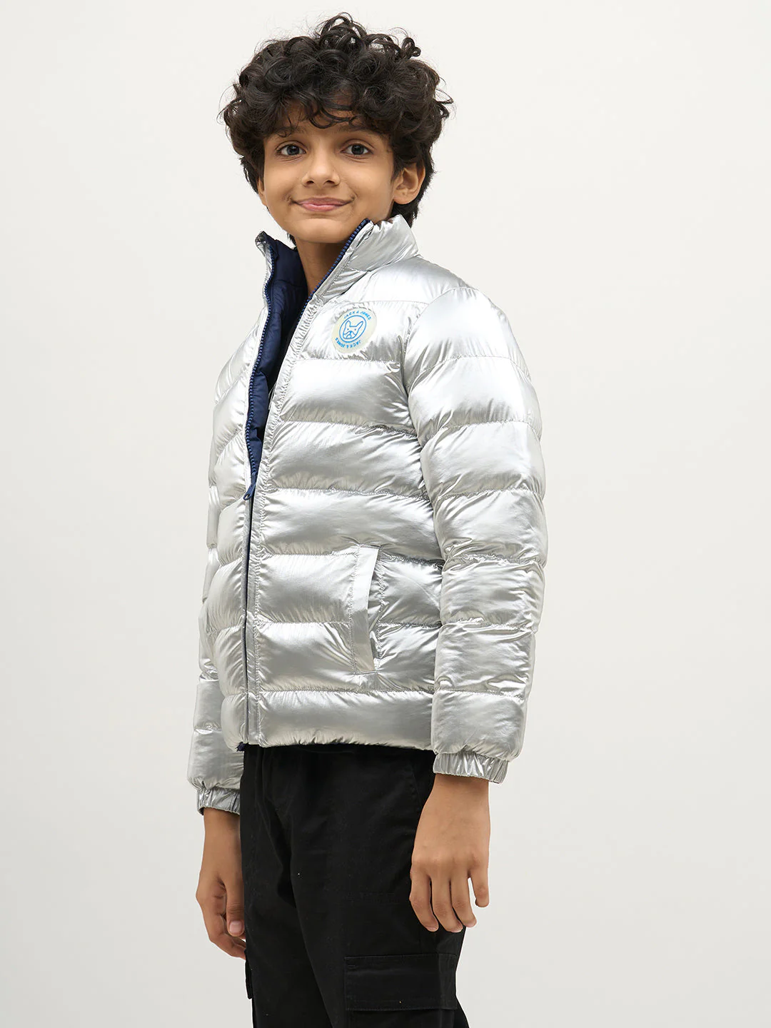 Boys Reversible Puffer Jacket - Image 3