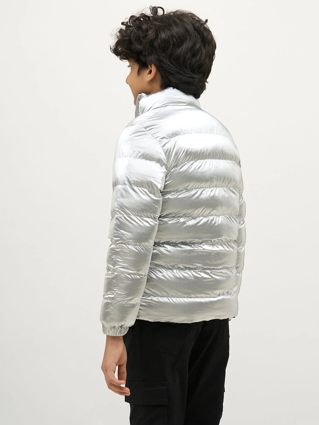 Boys Reversible Puffer Jacket - Image 4