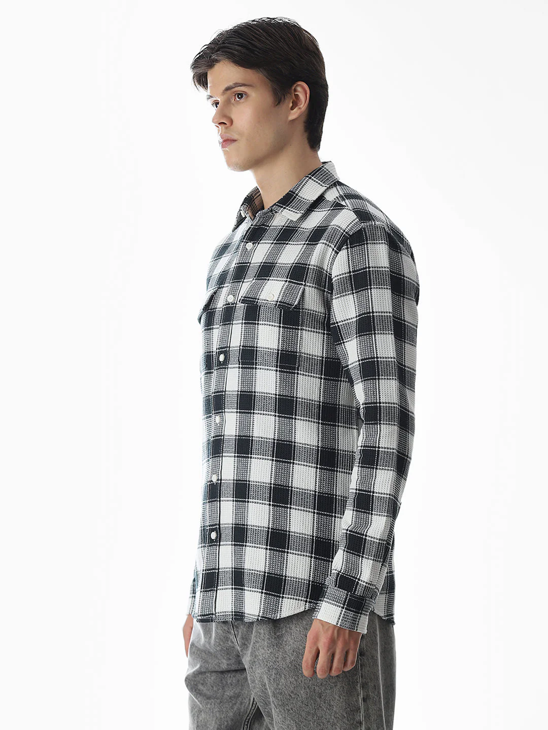 Regular Fit Check Shirt - Image 3