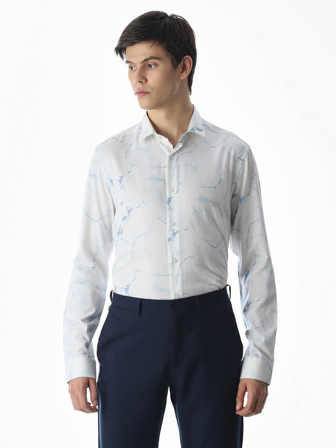 Printed Slim Fit Shirt - Image 2