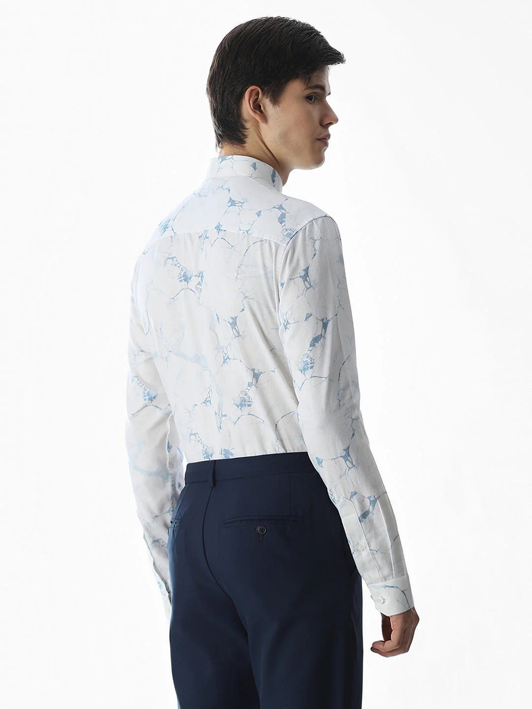 Printed Slim Fit Shirt - Image 4