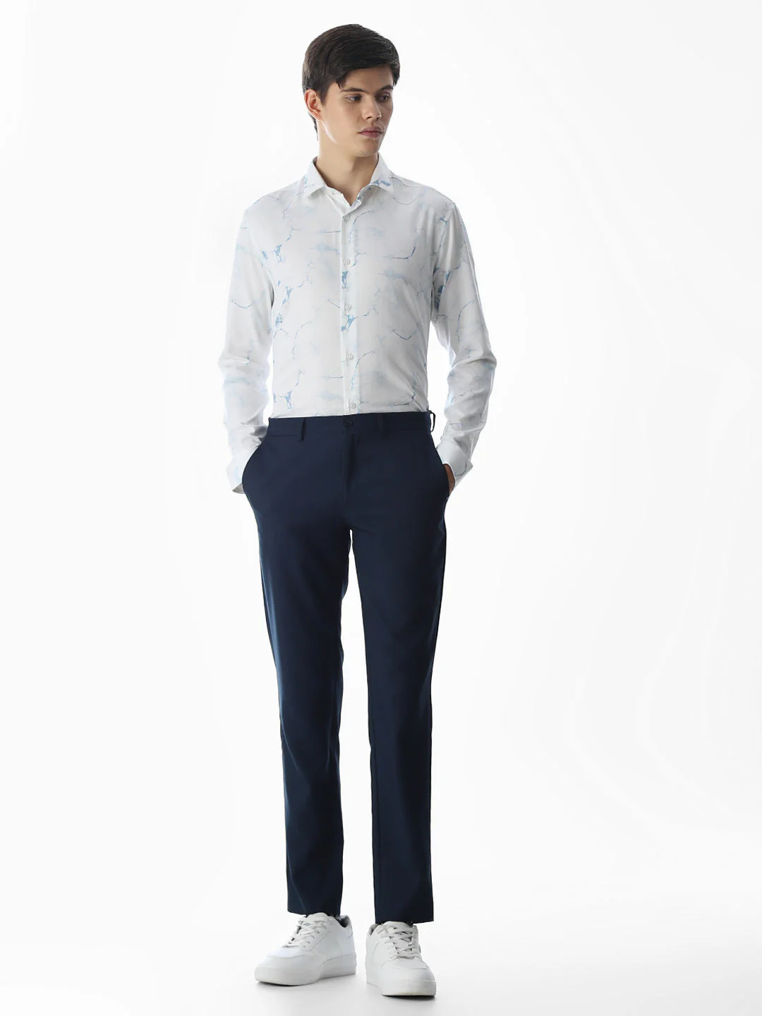 Printed Slim Fit Shirt - Image 6