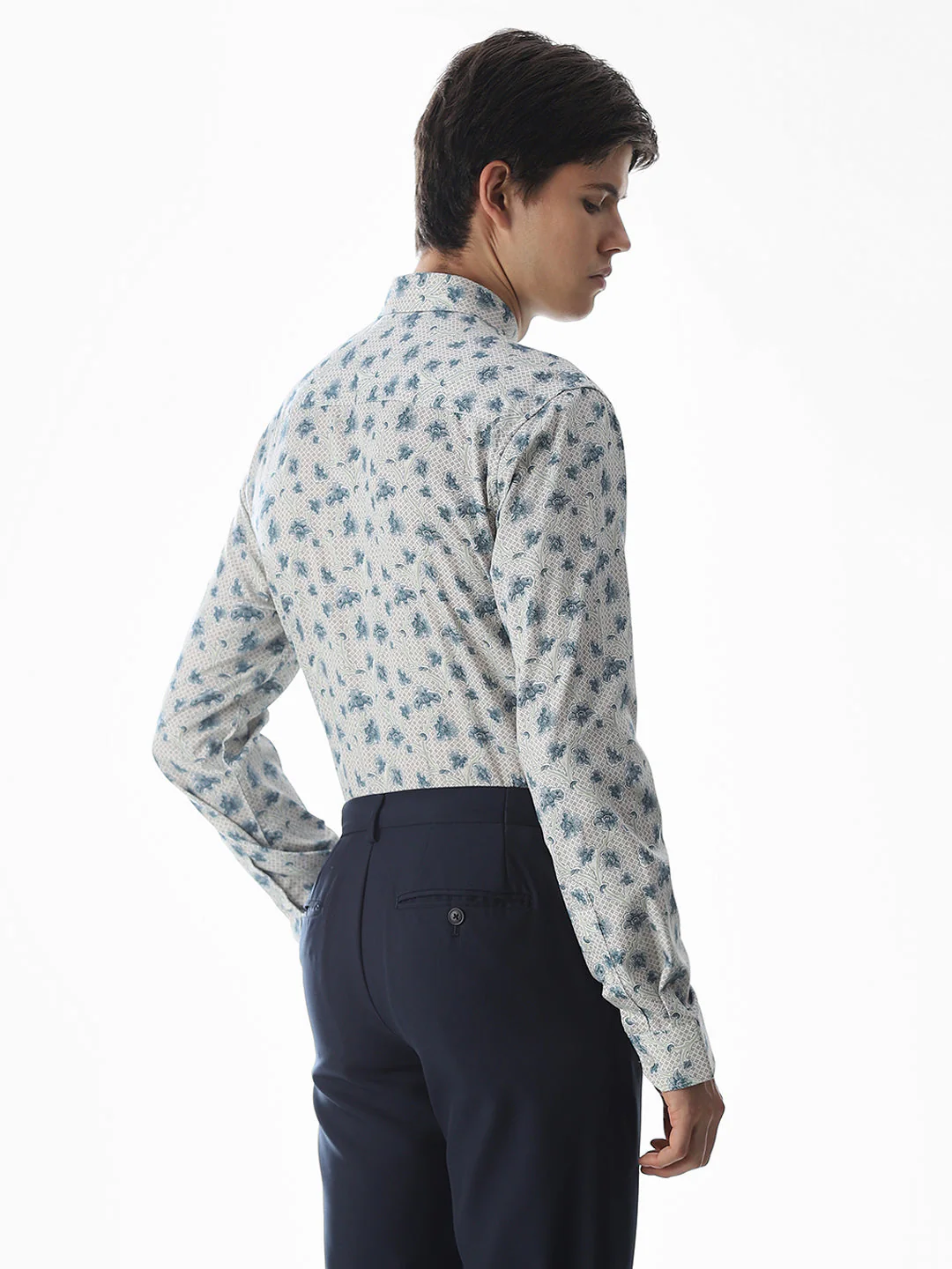 Printed Cotton Full Sleeves Shirt - Image 4