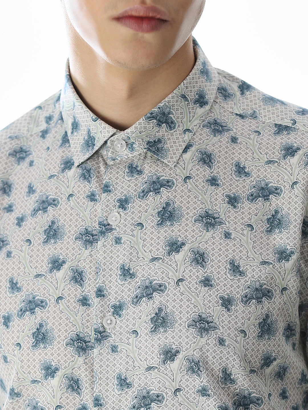 Printed Cotton Full Sleeves Shirt - Image 5