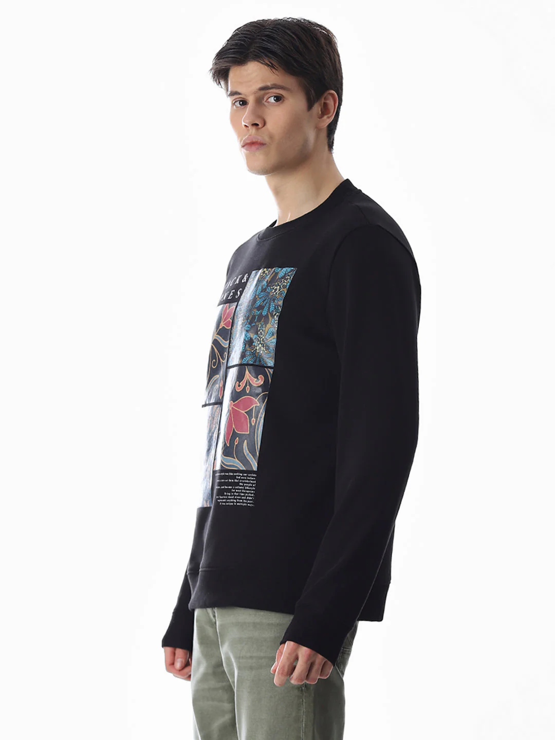 Graphic Print Regular Fit Sweatshirt - Image 3