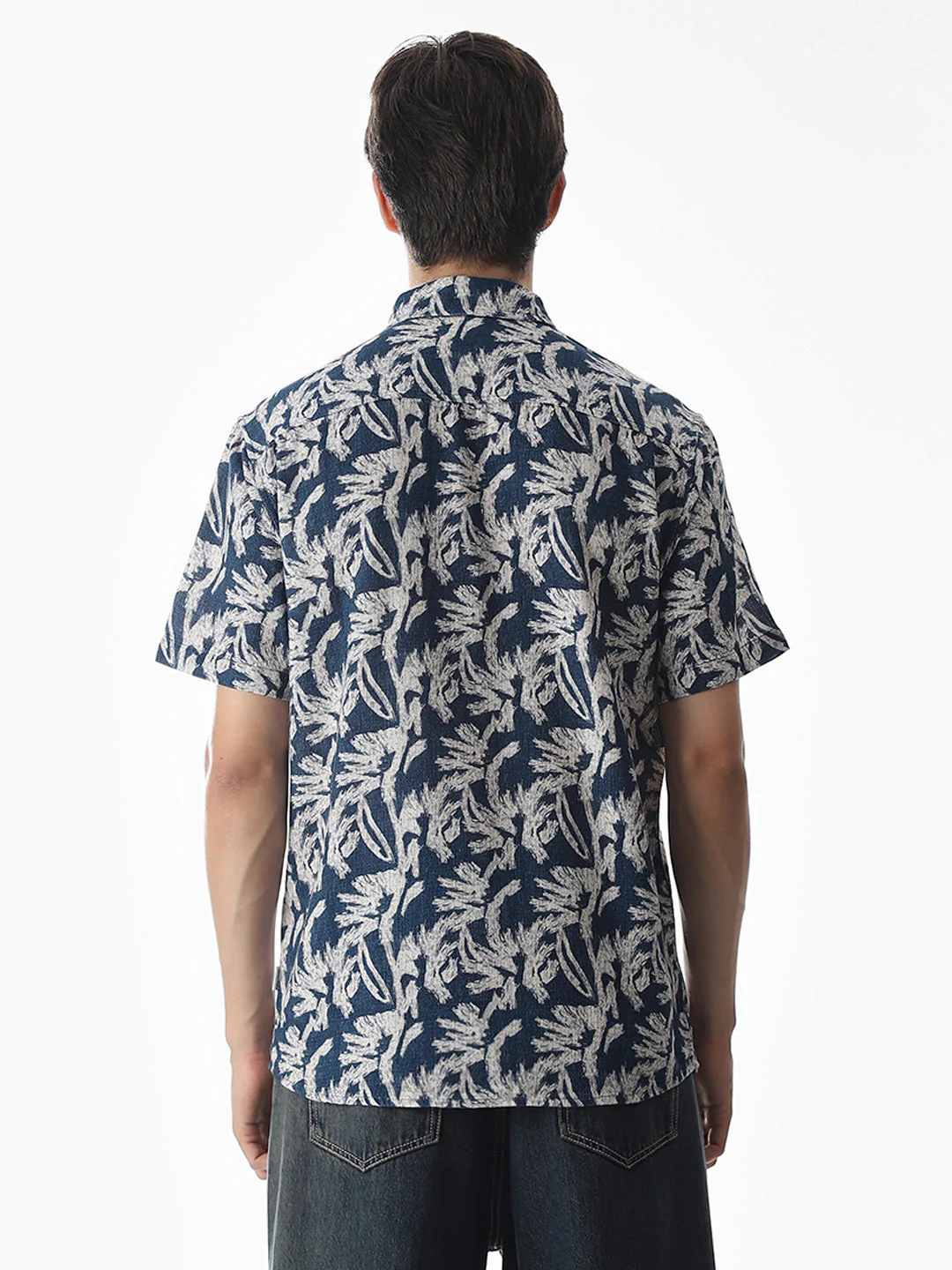 Printed Comfort Fit Cotton Shirt - Image 9