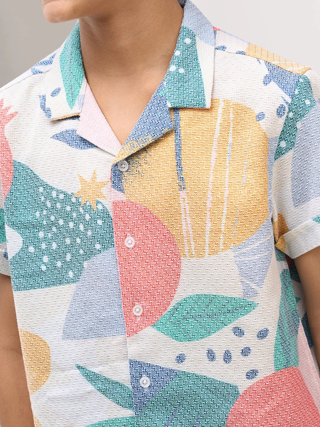 Boys Printed Woven Shirt - Image 6