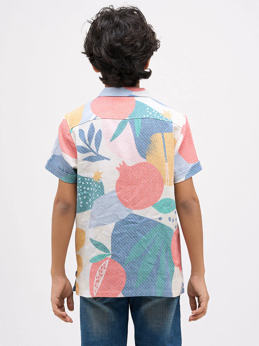 Boys Printed Woven Shirt - Image 9