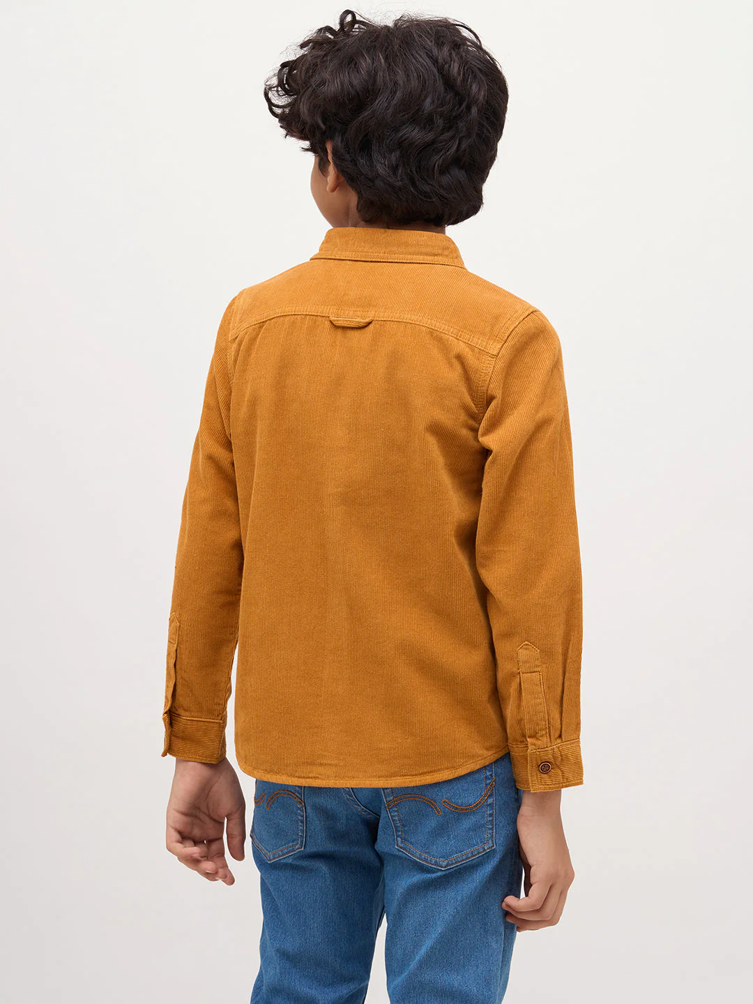 Boys Patch Pocket Corduroy Shirt - Image 3