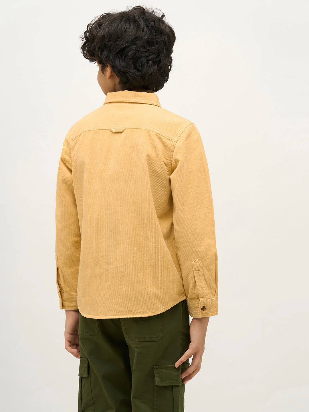 Boys Patch Pocket Corduroy Shirt - Image 4