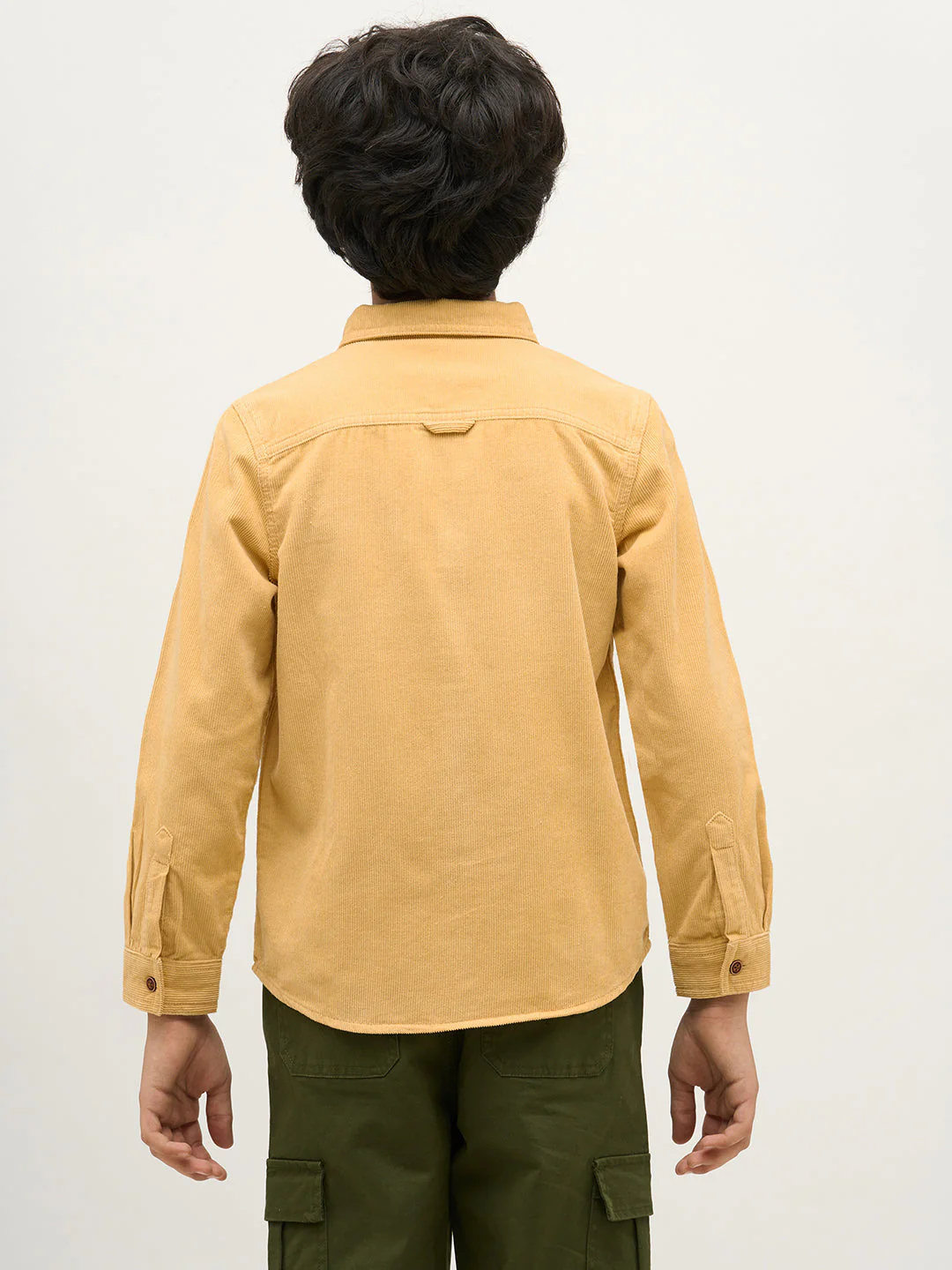 Boys Patch Pocket Corduroy Shirt - Image 9