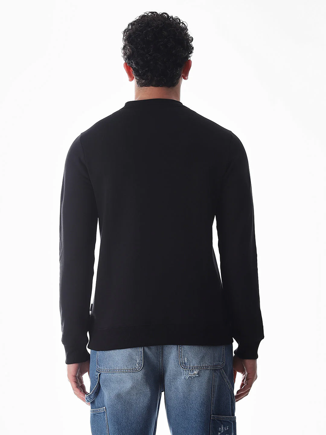 Black Regular Fit Sweatshirt - Image 9