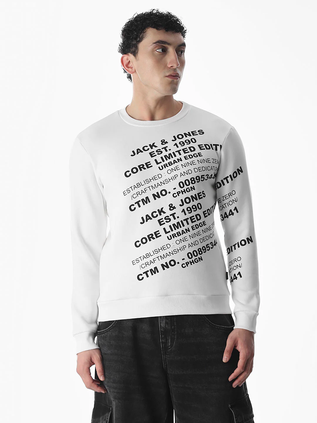 Non-Hooded Printed Sweatshirt - Image 2