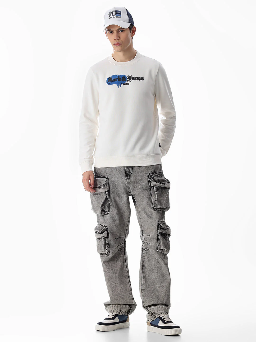 Printed Crew Neck Sweatshirt - Image 6
