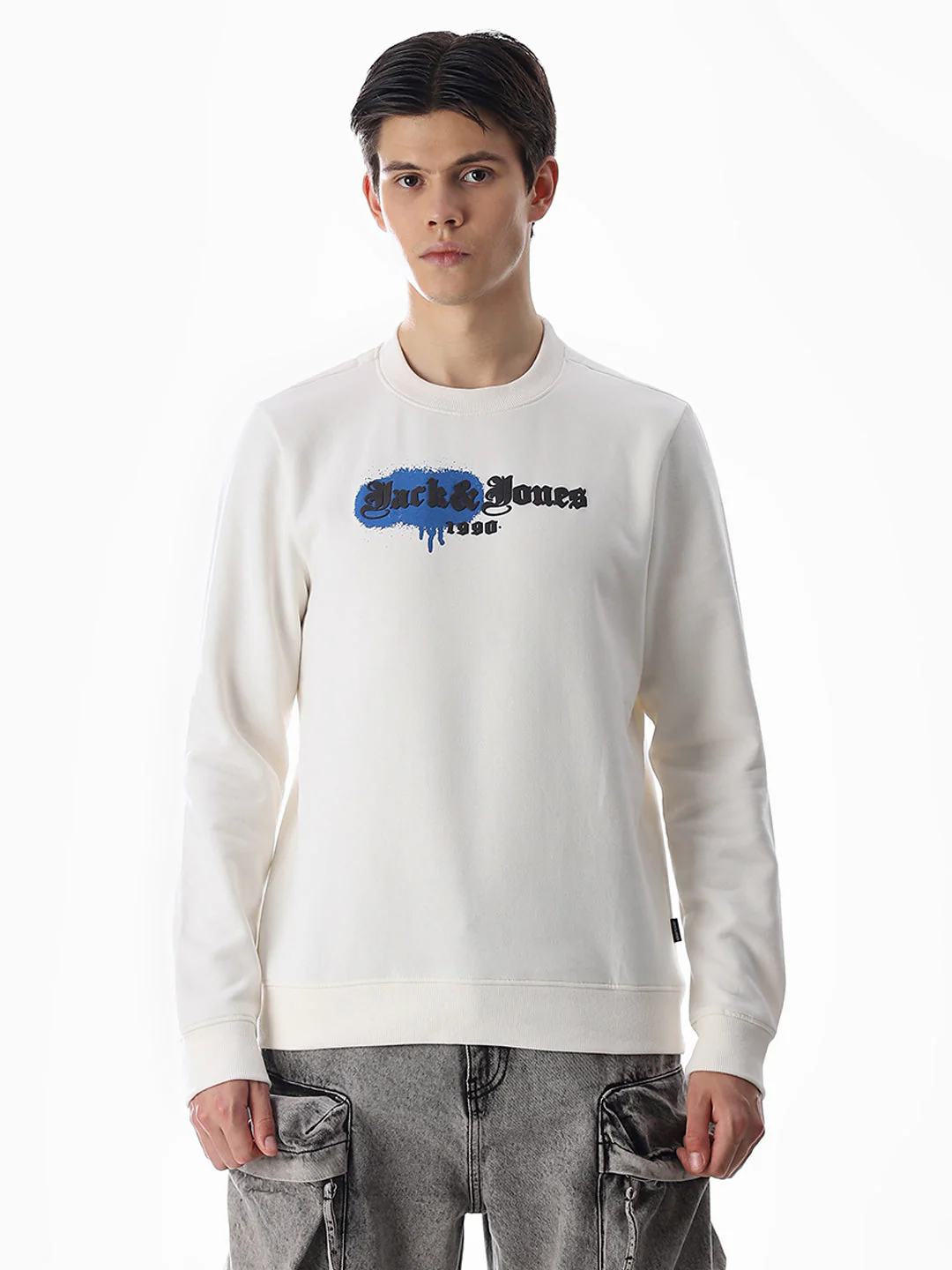 Printed Crew Neck Sweatshirt - Image 8