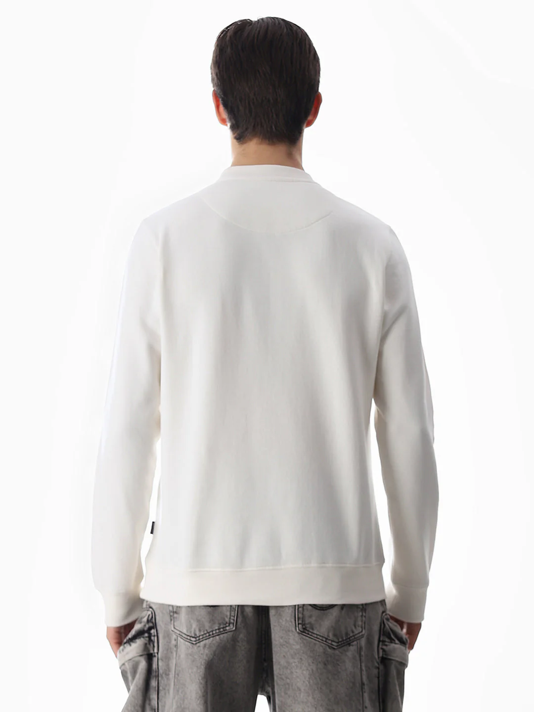 Printed Crew Neck Sweatshirt - Image 9