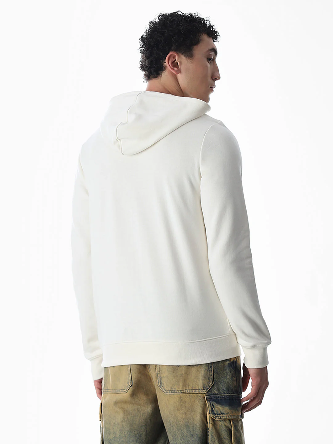 Zip Detail Hooded Sweatshirt - Image 4