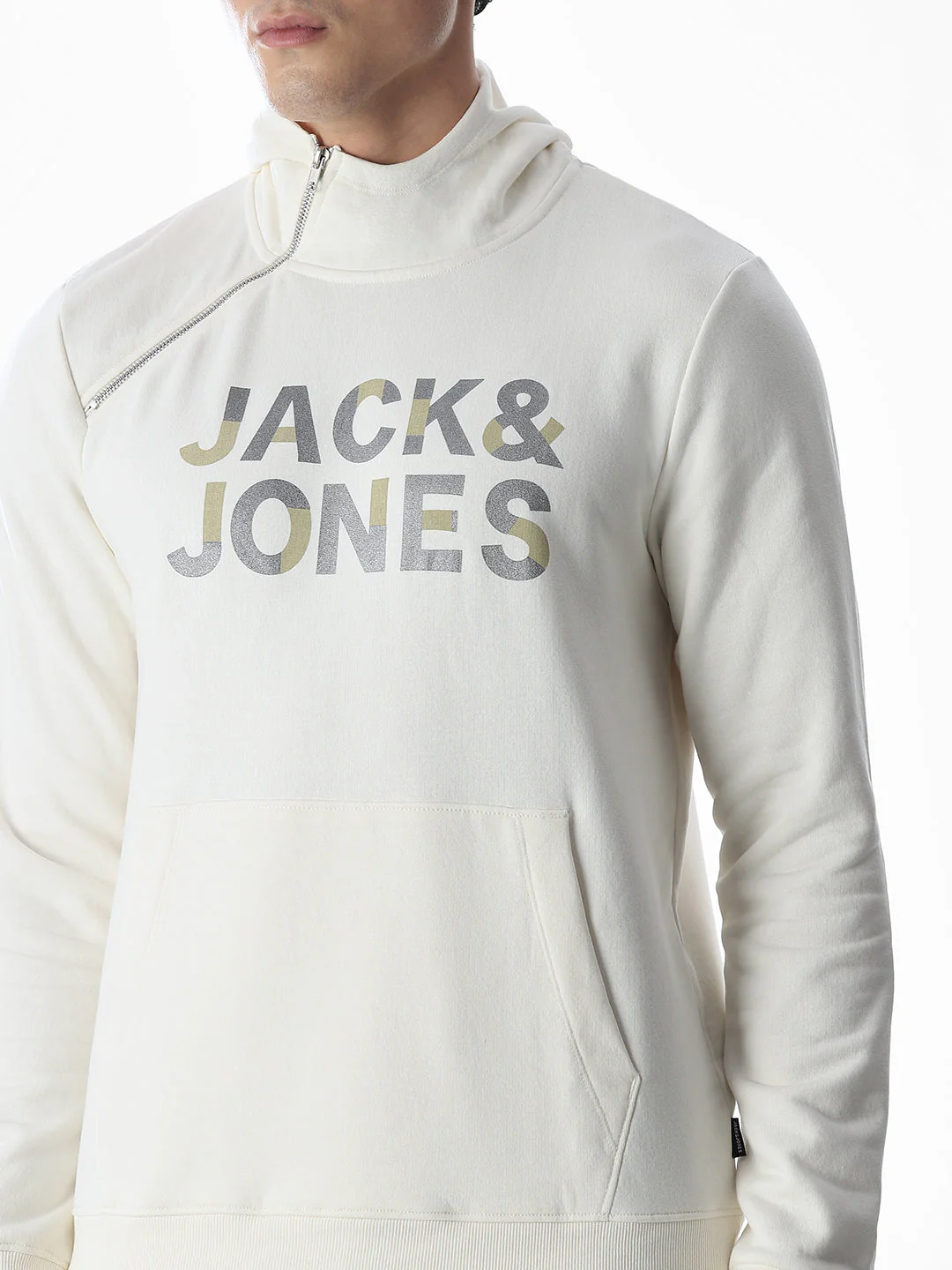 Zip Detail Hooded Sweatshirt - Image 5