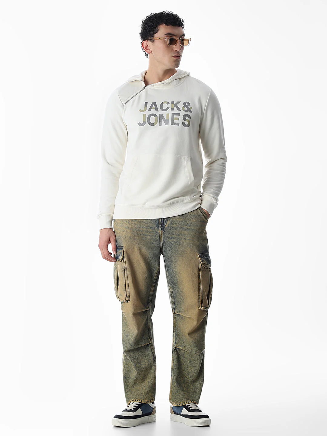 Zip Detail Hooded Sweatshirt - Image 6