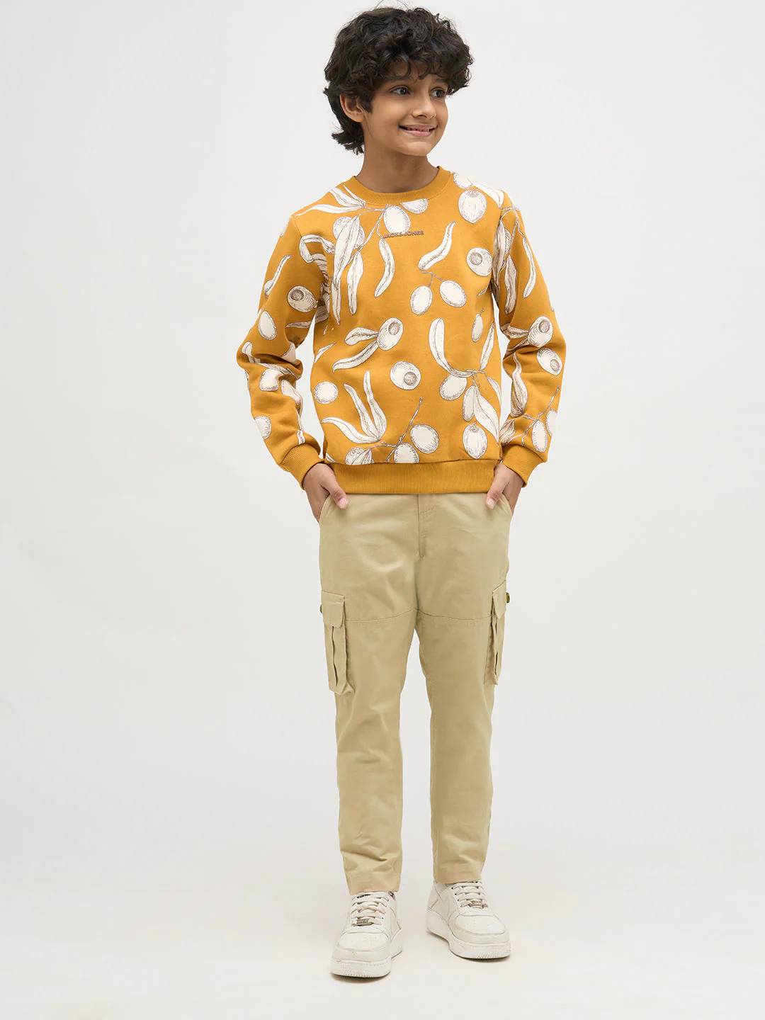 Boys Brown Twill Cotton Pants - Image 5