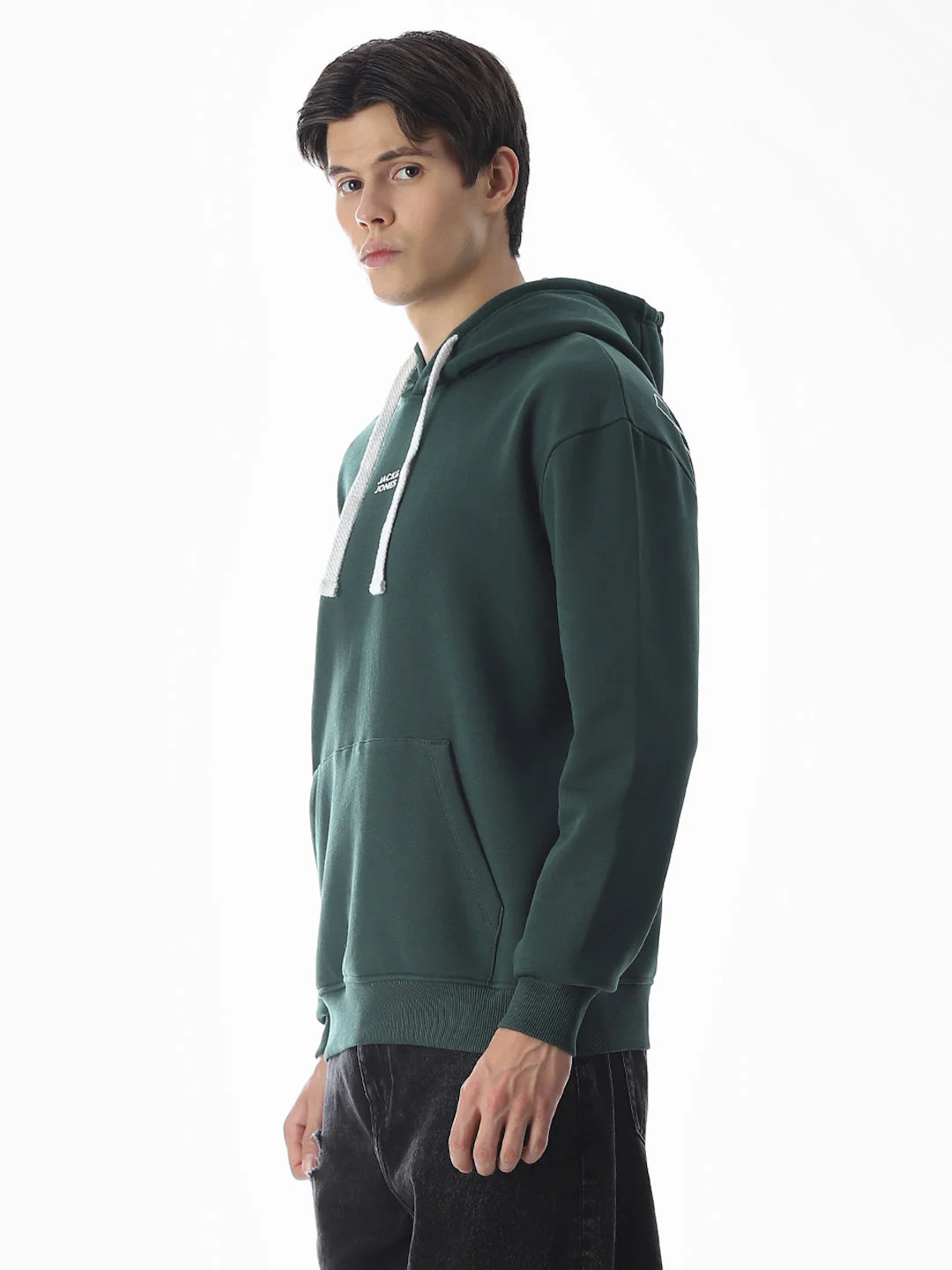Green Hooded Sweatshirt - Image 3