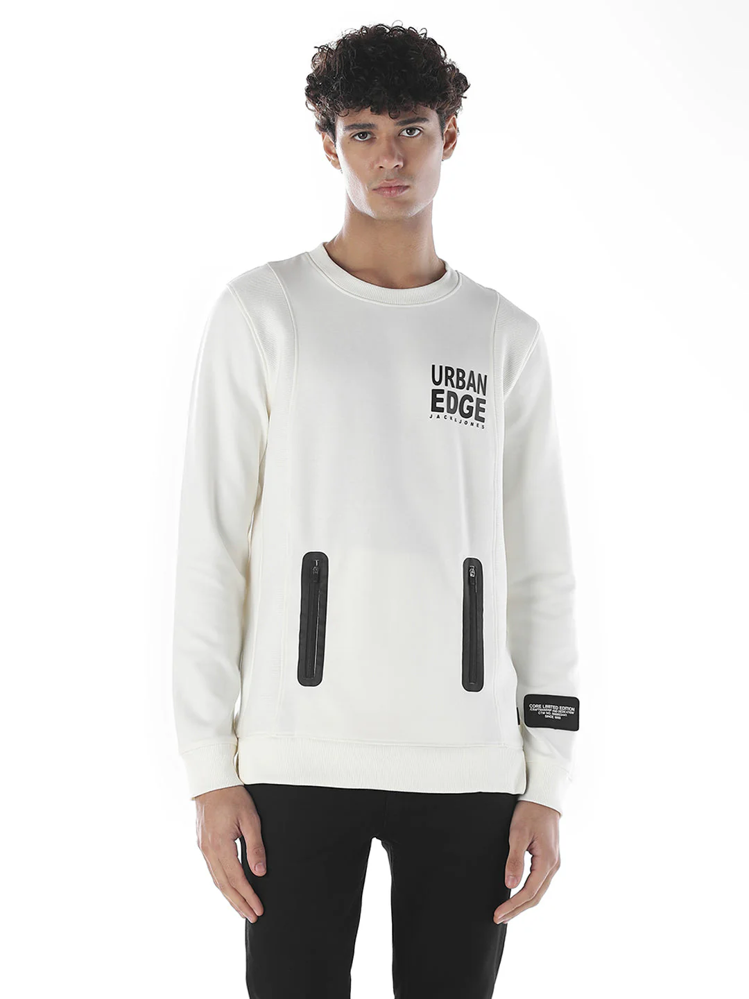White Printed Sweatshirt - Image 2