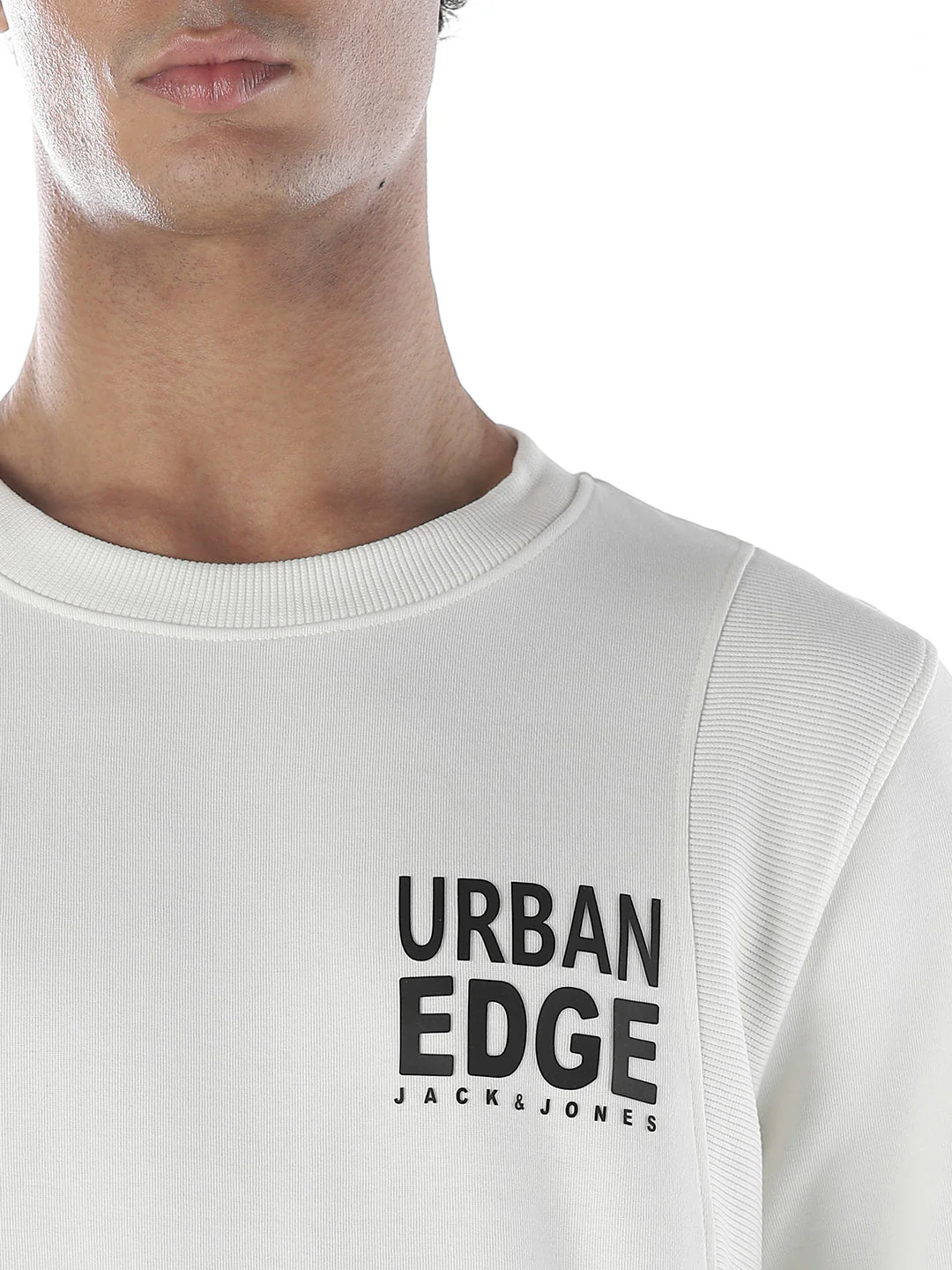 White Printed Sweatshirt - Image 5