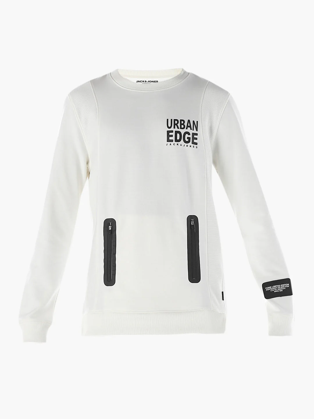 White Printed Sweatshirt - Image 8