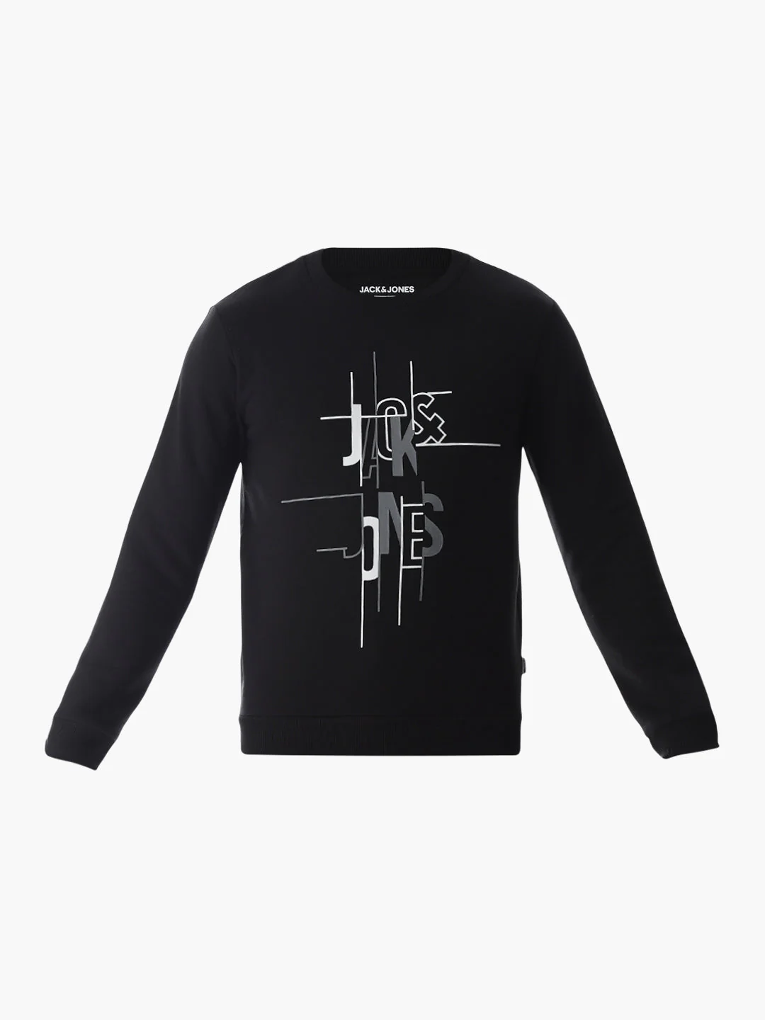Printed Regular Fit Sweatshirt - Black - Image 7