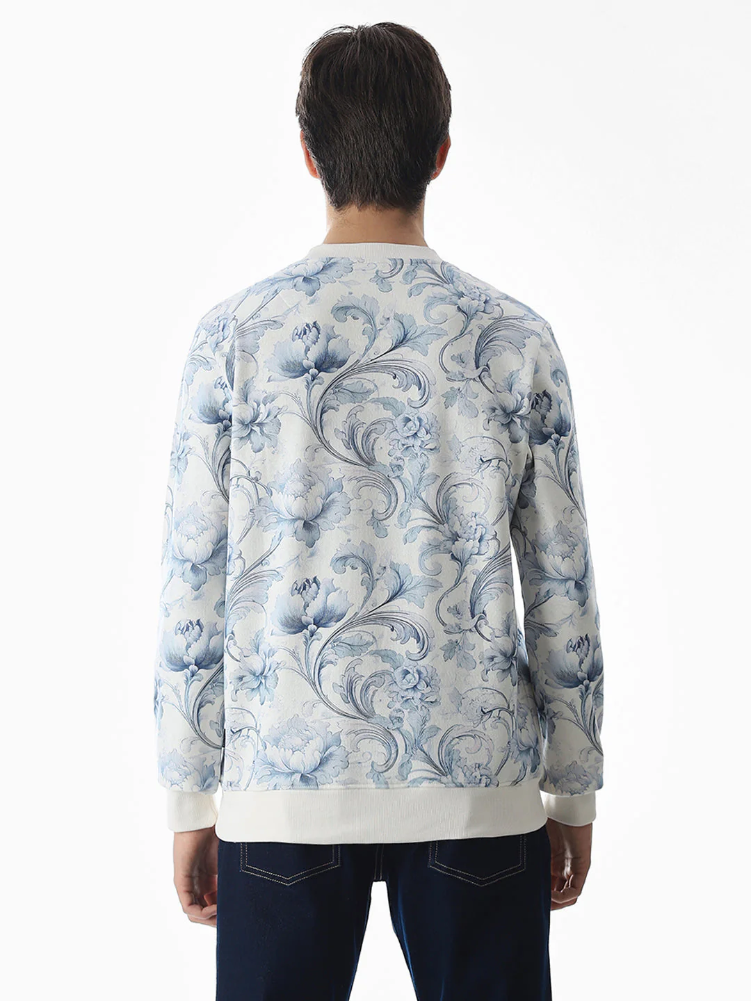 Printed Crew Neck Sweatshirt - Image 9