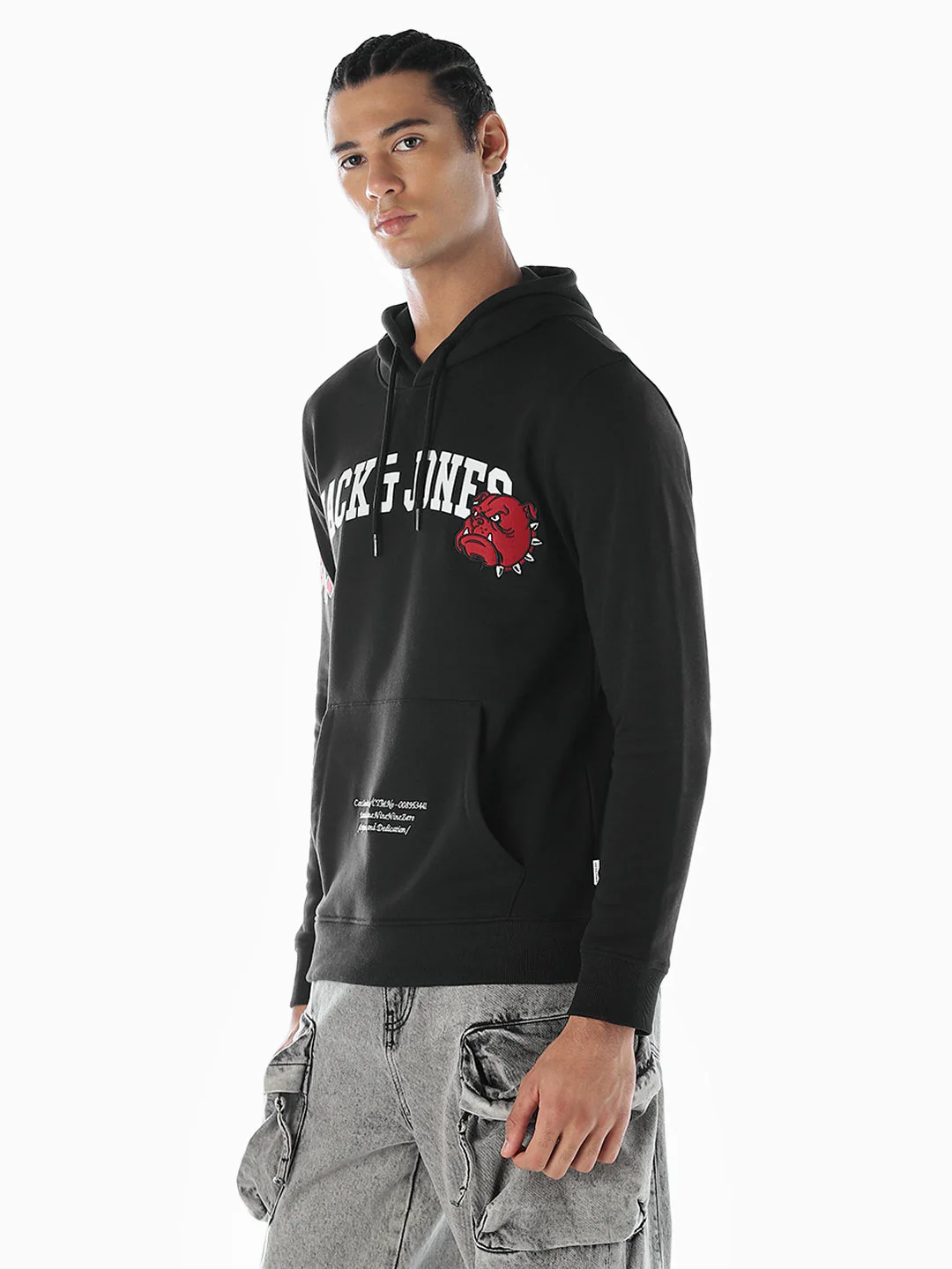 Applique Patchwork Oversized Hoodie - Image 3