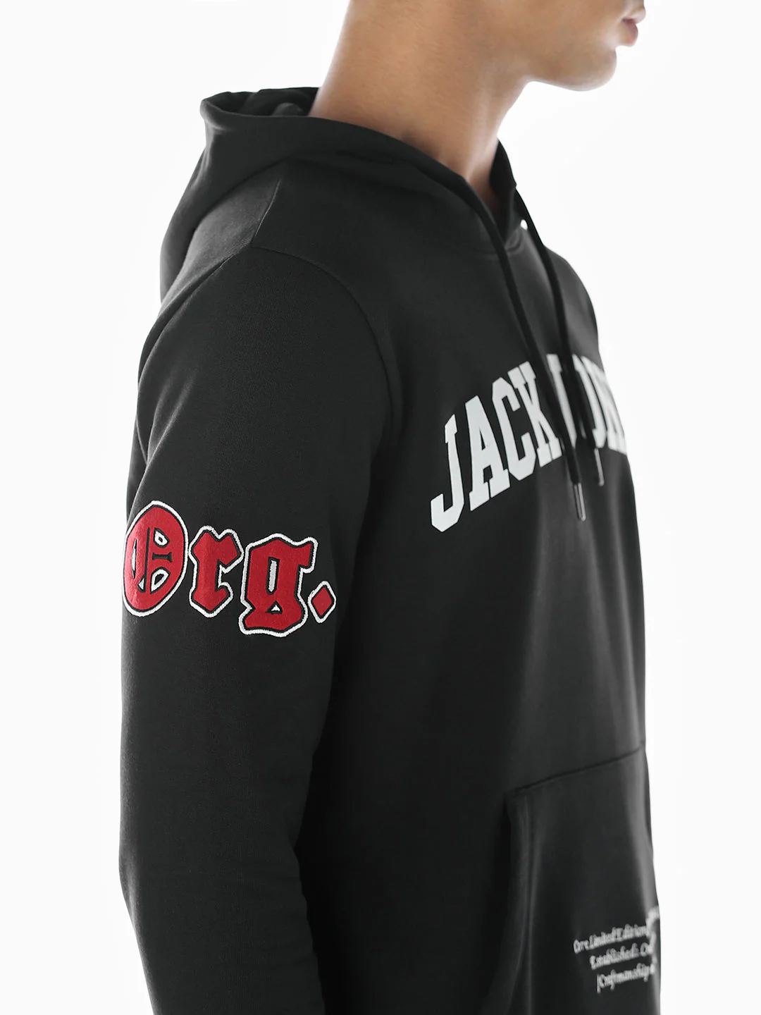 Applique Patchwork Oversized Hoodie - Image 6