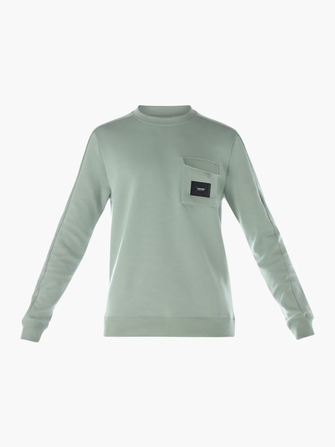 Crew Neck Pocket Detail Sweatshirt - Image 7