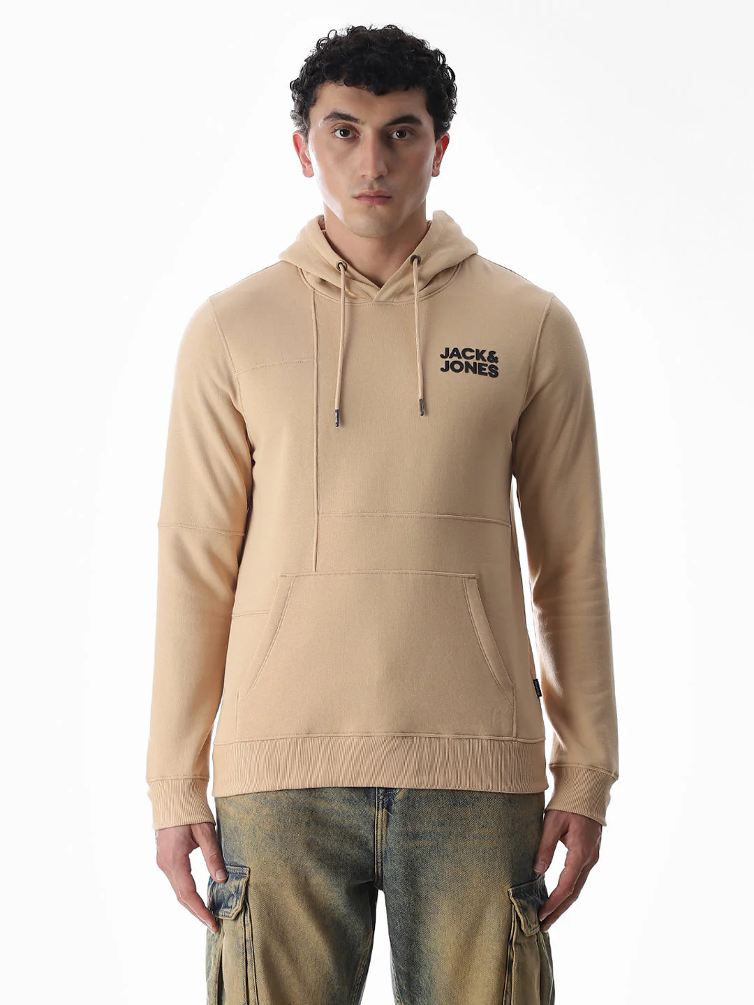 Beige Hooded Sweatshirt - Image 8