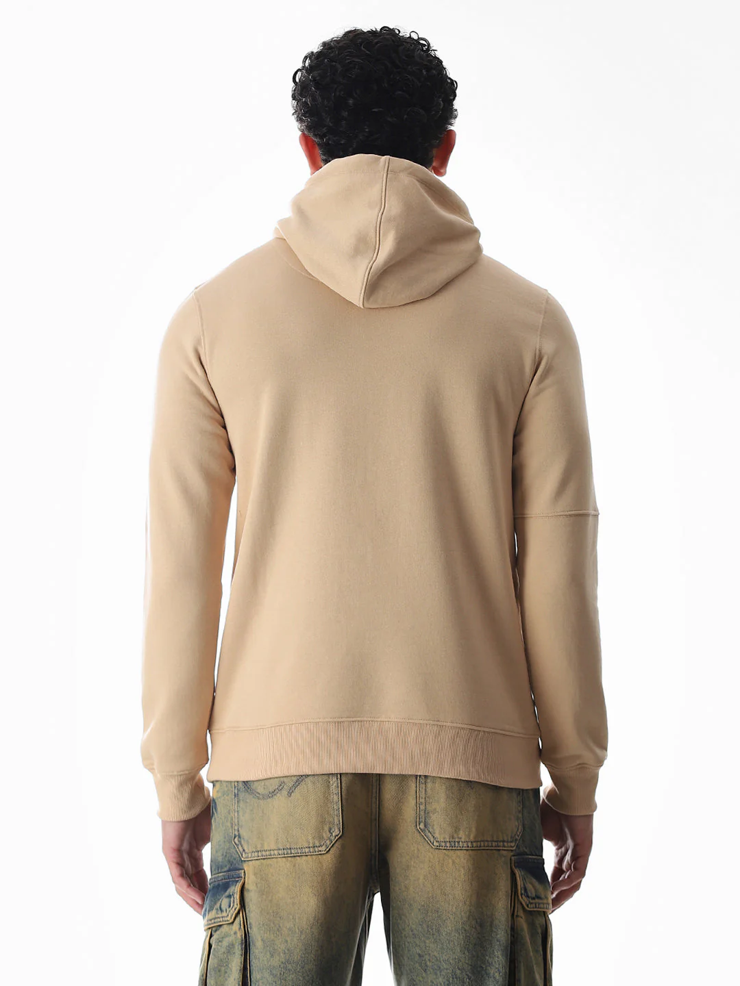 Beige Hooded Sweatshirt - Image 9
