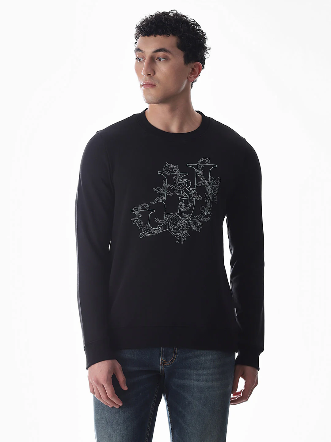 Embroidered Text Sweatshirt - Image 2