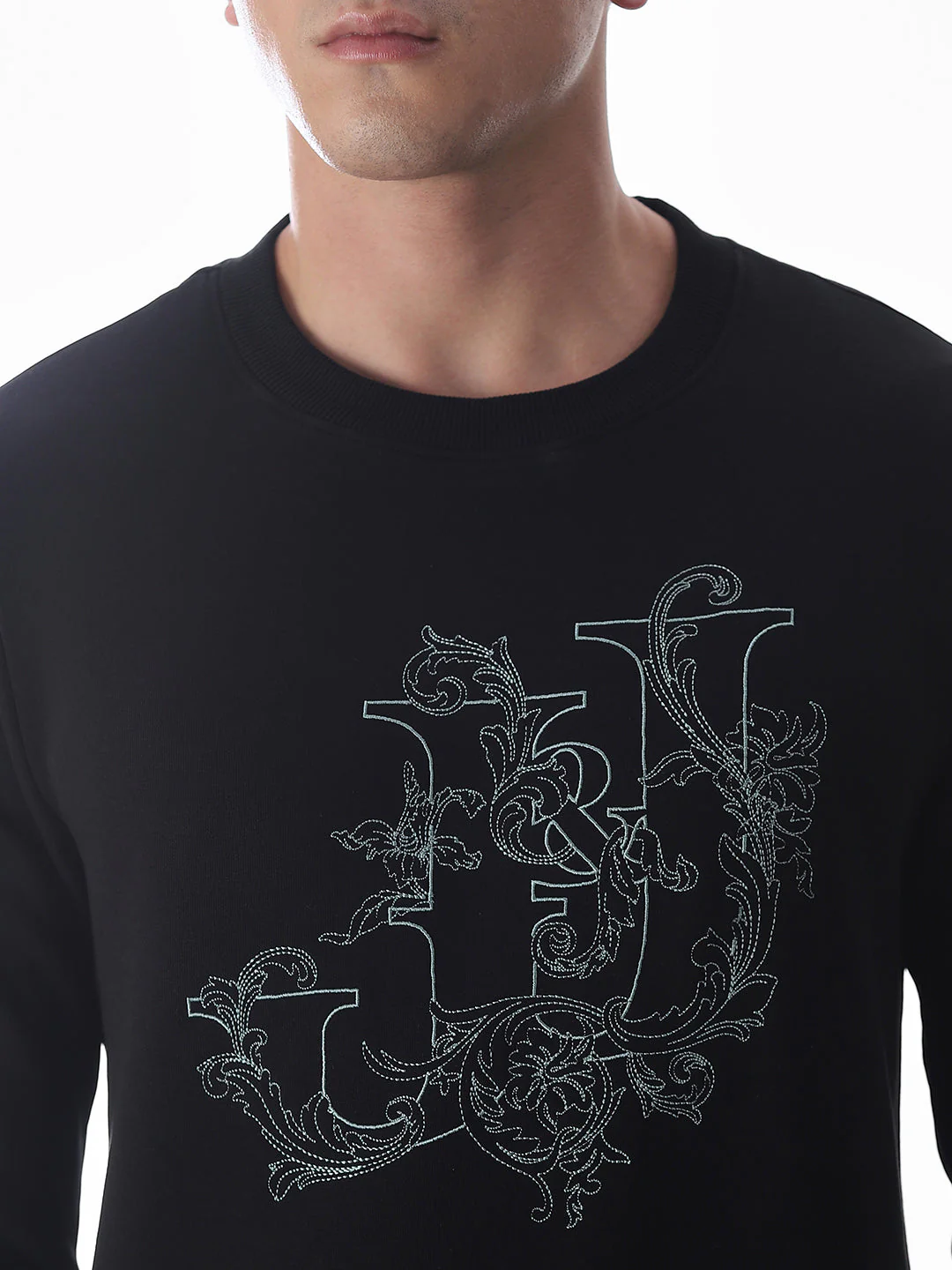 Embroidered Text Sweatshirt - Image 5