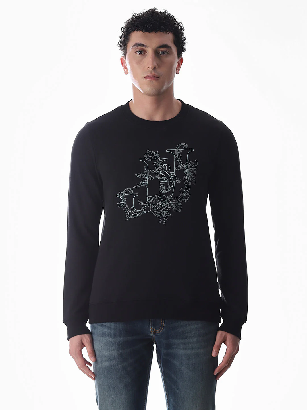 Embroidered Text Sweatshirt - Image 8