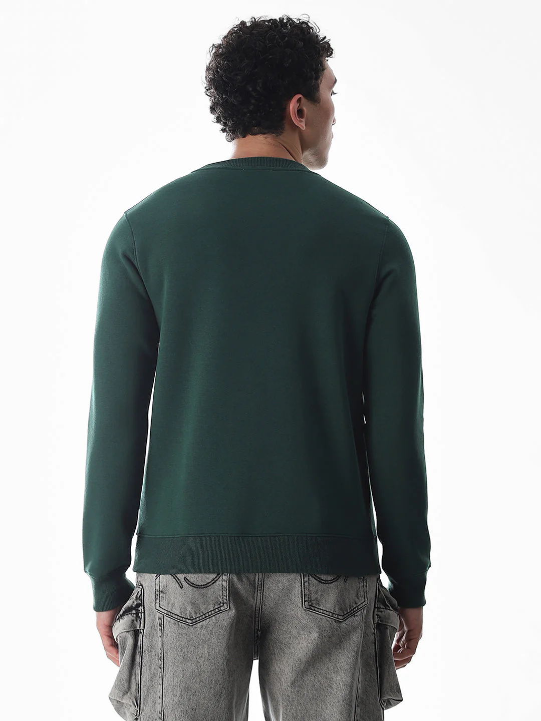 Green Printed Sweatshirt - Image 4
