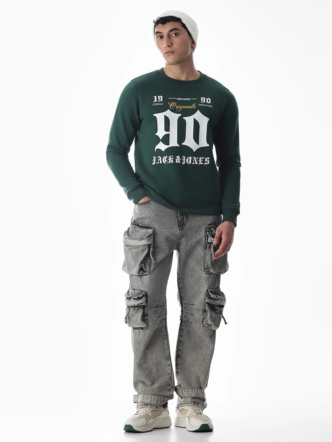 Green Printed Sweatshirt - Image 6