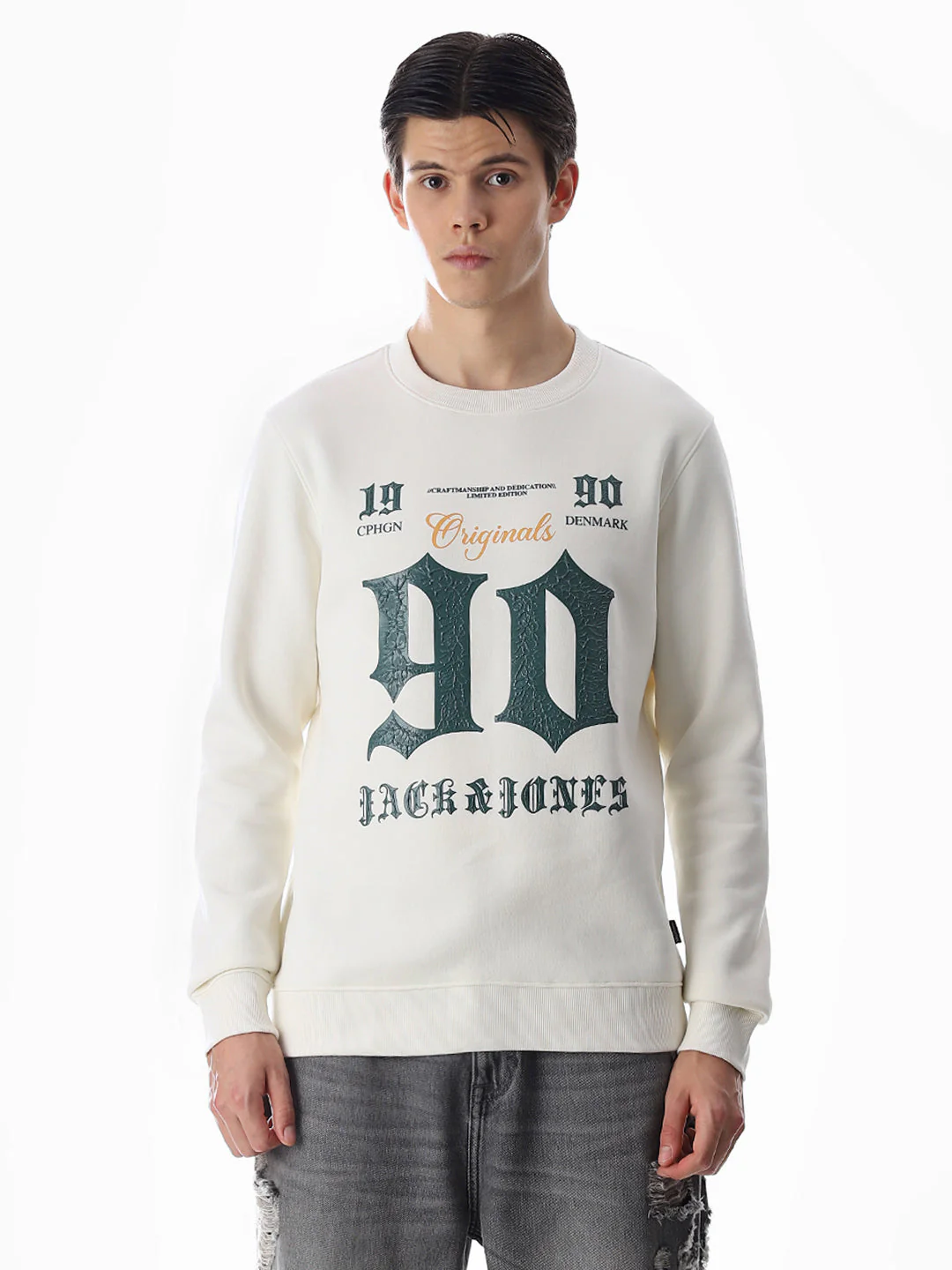 Typographic Print Sweatshirt - Image 2