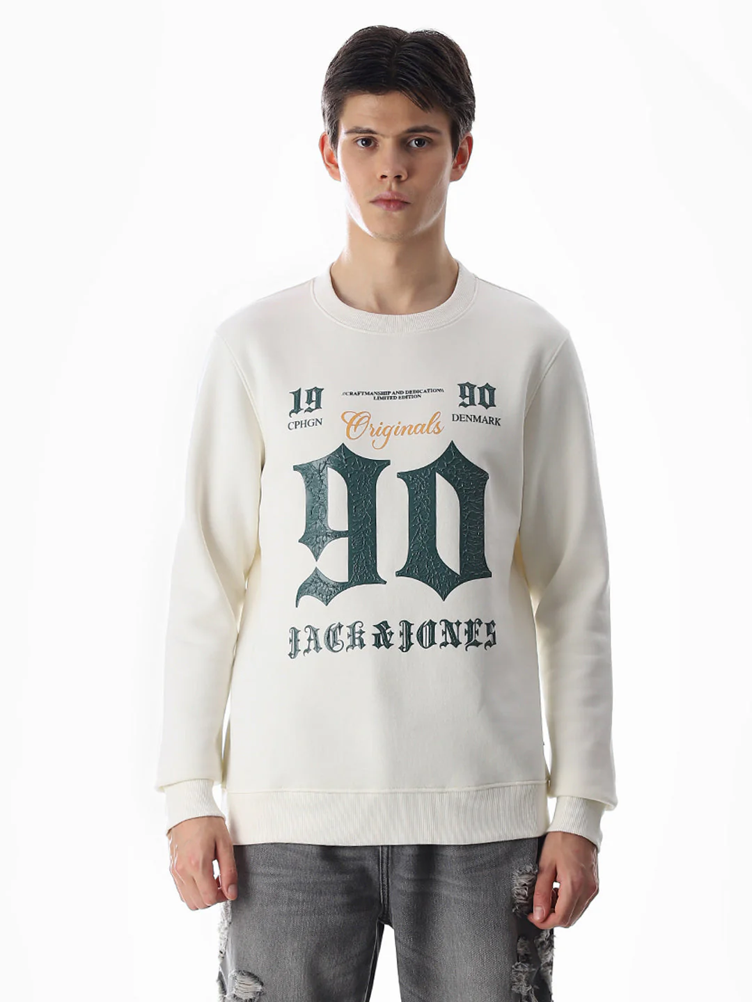 Typographic Print Sweatshirt - Image 8