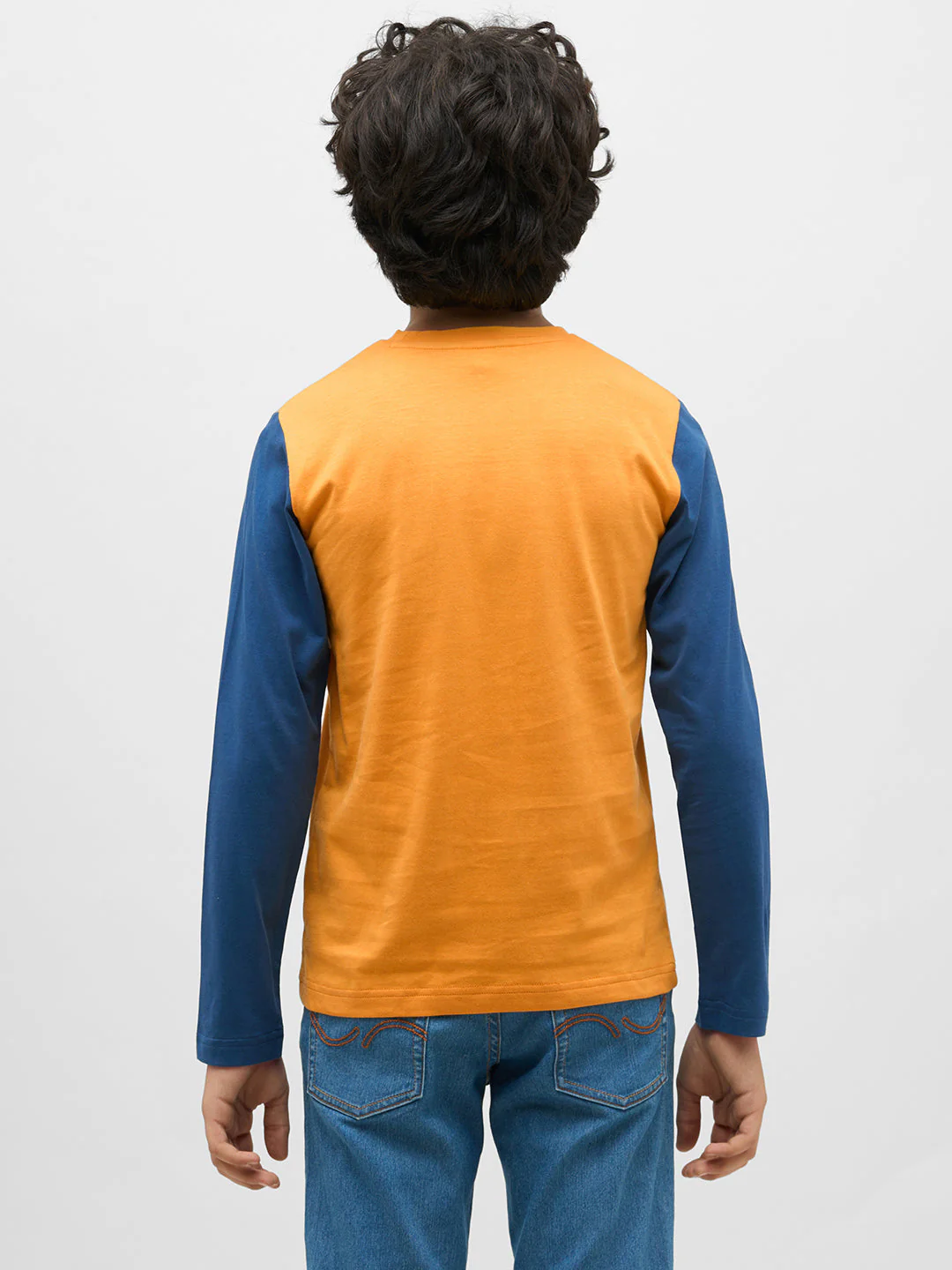 Boys Colourblocked Full Sleeves T-shirt - Image 9