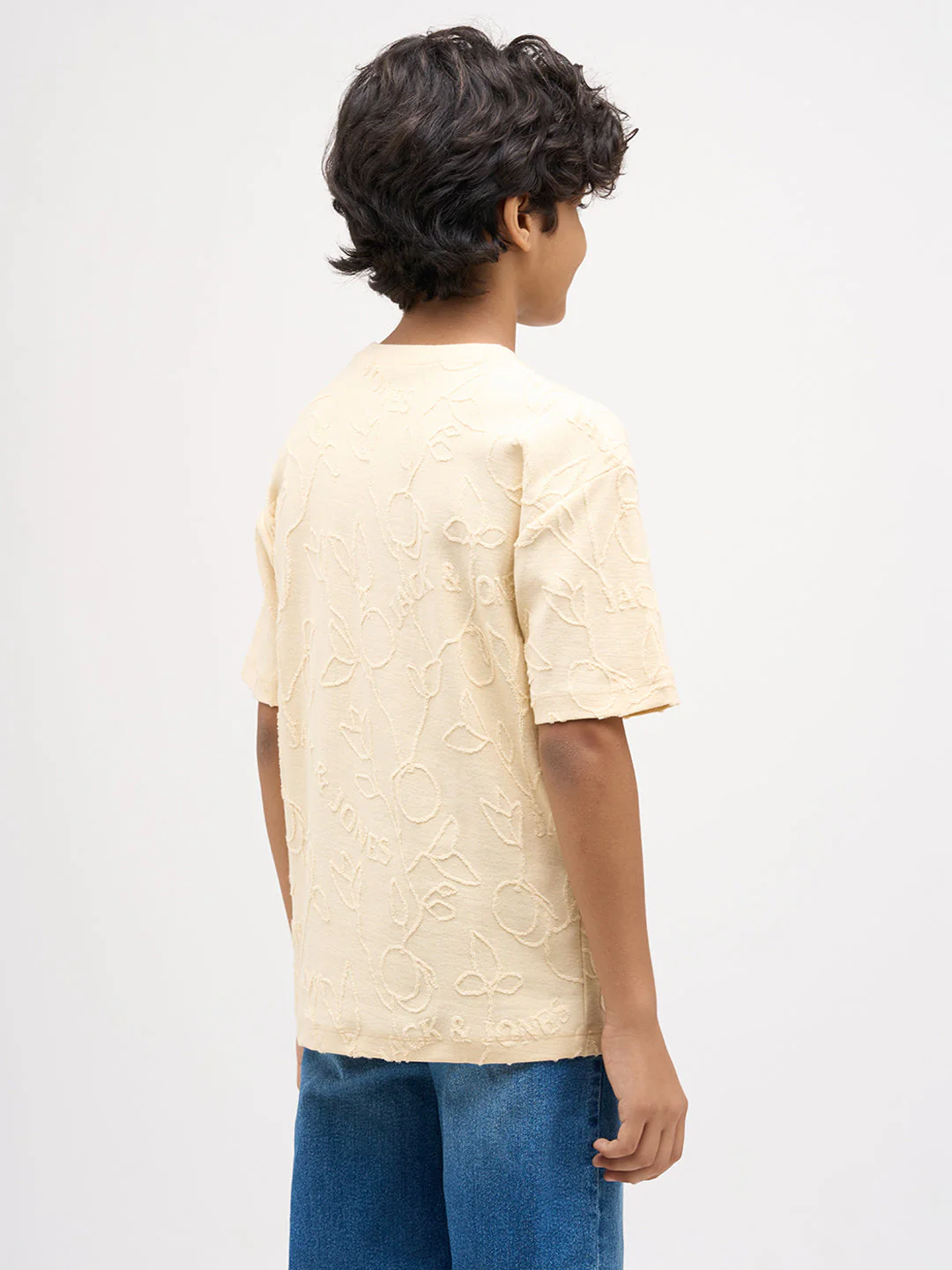 Boys Jacquard Oversized T-shirt - Image 4