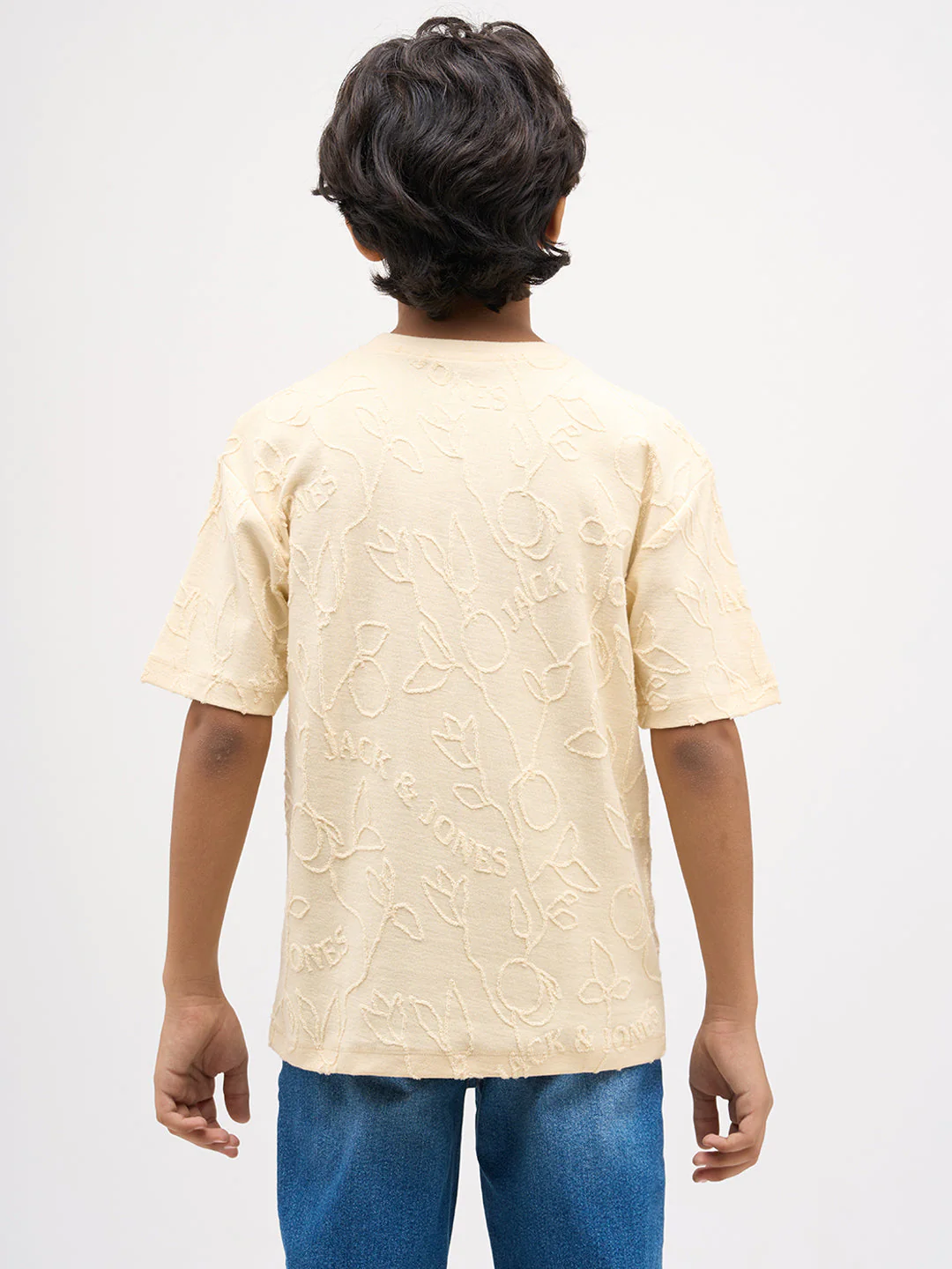 Boys Jacquard Oversized T-shirt - Image 9