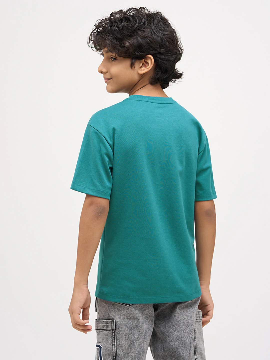 Green Crew Neck T-shirt - Image 4