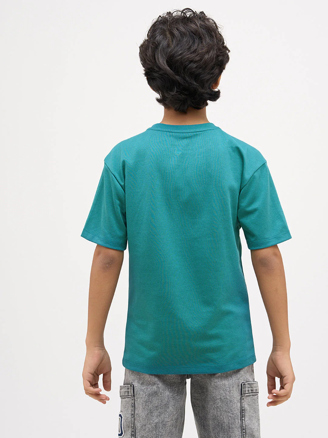 Green Crew Neck T-shirt - Image 9