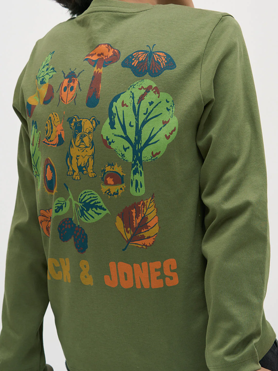 Green Doggo Print Full Sleeves T-Shirt - Image 6