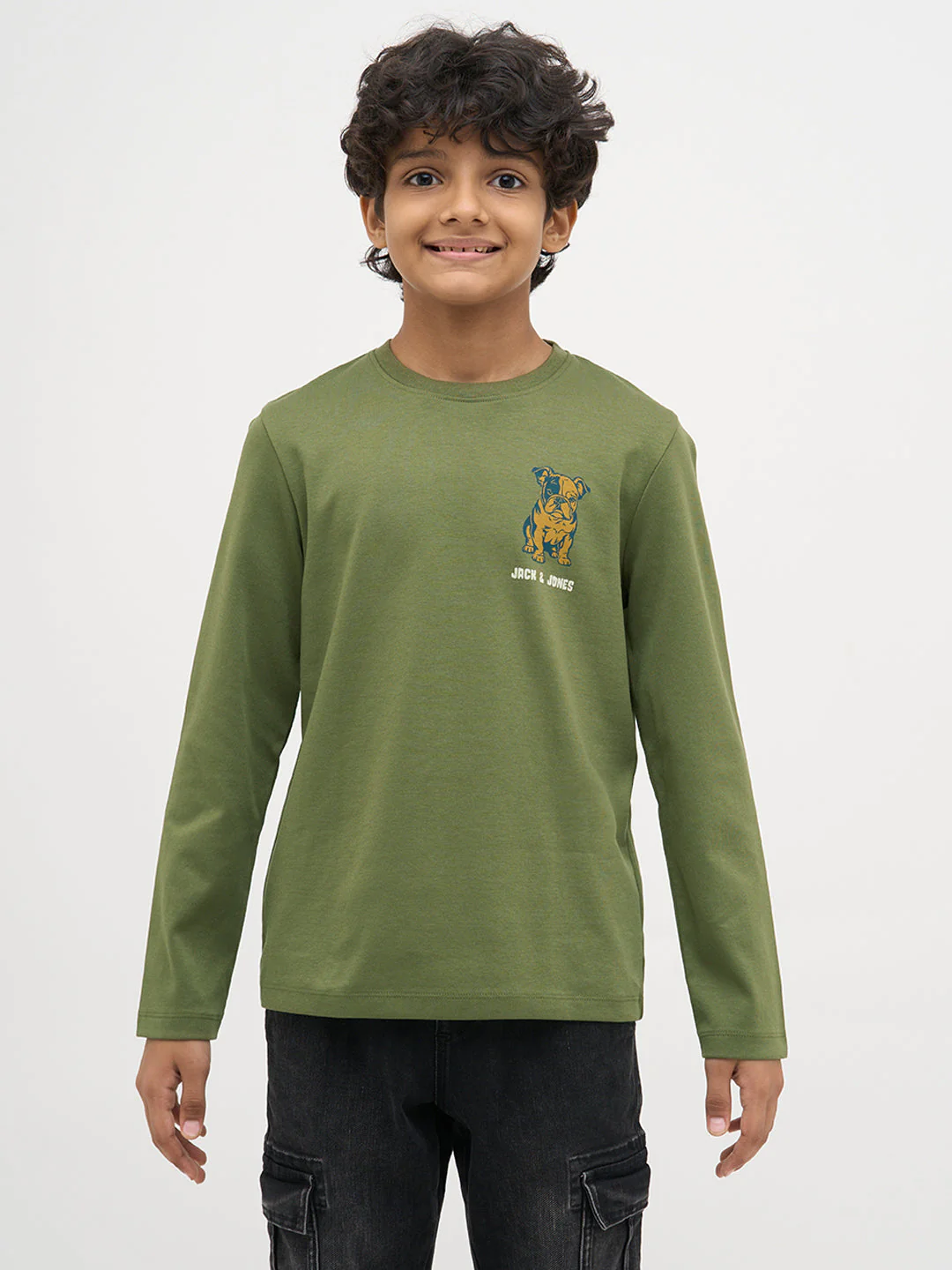 Green Doggo Print Full Sleeves T-Shirt - Image 8
