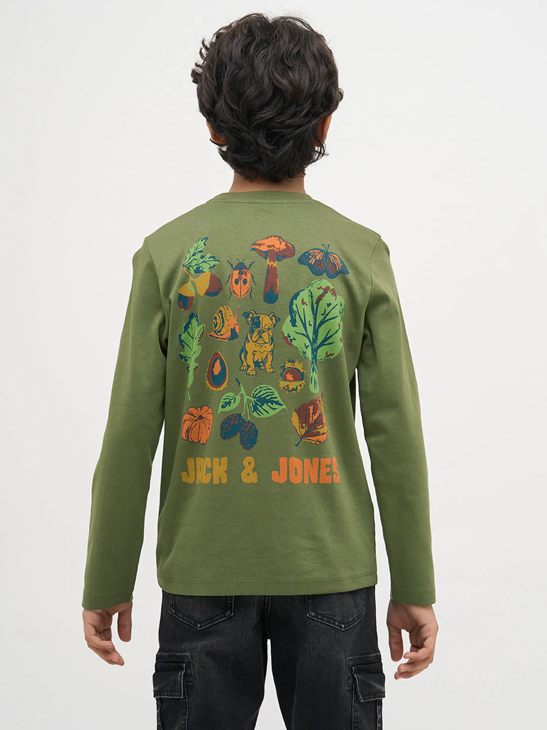 Green Doggo Print Full Sleeves T-Shirt - Image 9